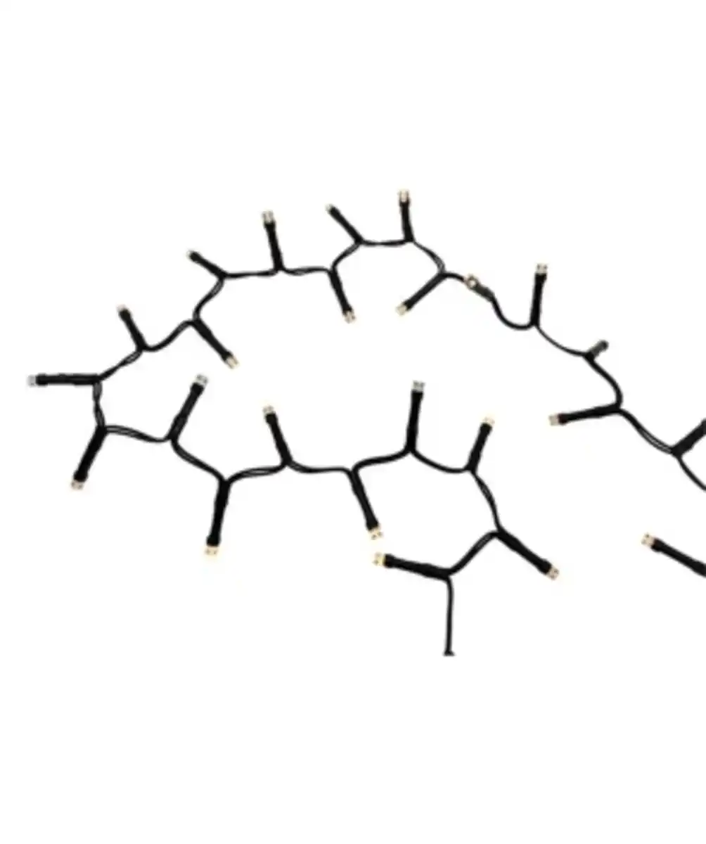 Bild 1 von LED-Lichterkette Weihnachten, 100 LEDs, ca. 530 cm, schwarz