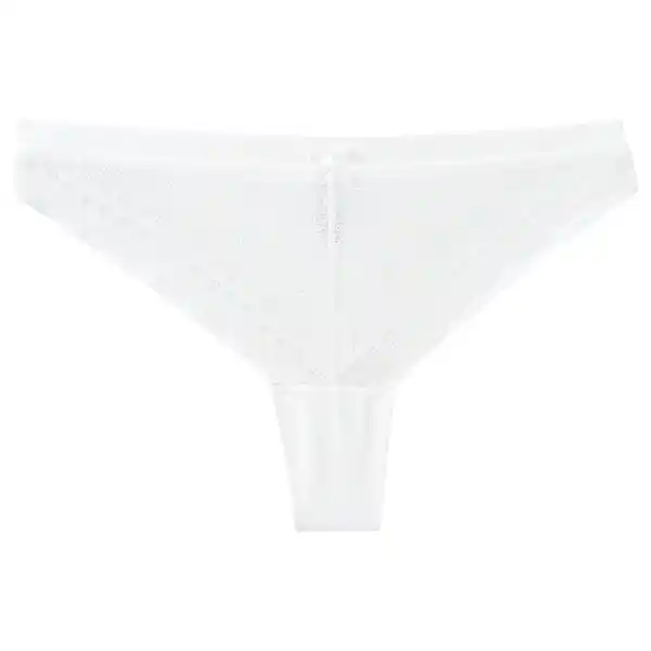 Bild 1 von Damen String mit Spitze WEISS