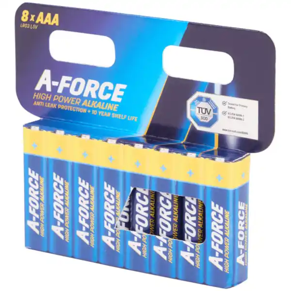 Bild 1 von A-Force High Power Alkaline Batterien AAA