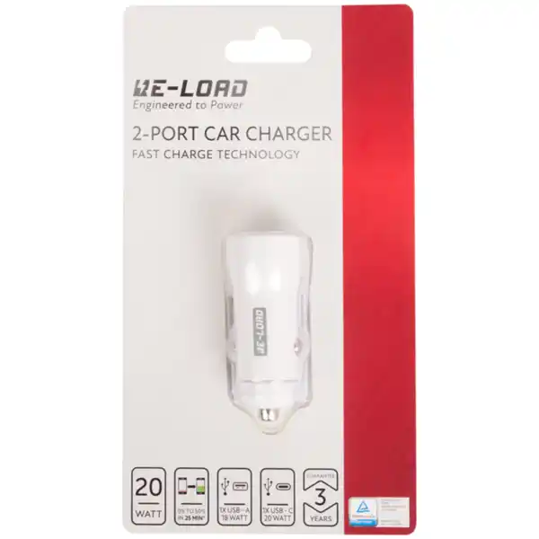 Bild 3 von Re-load Dual-USB Auto-Schnellladegerät