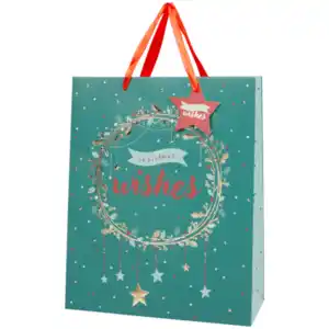 Weihnachtliche Geschenktasche