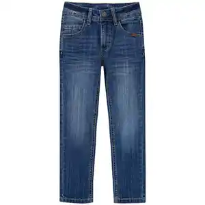 Jungen Slim-Jeans mit Used-Waschung BLAU