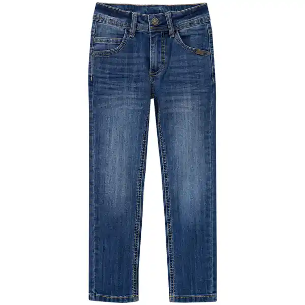 Bild 1 von Jungen Slim-Jeans mit Used-Waschung BLAU