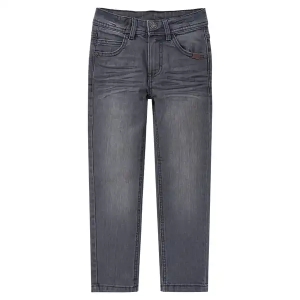 Bild 1 von Jungen Slim-Jeans mit verstellbarem Bund GRAU