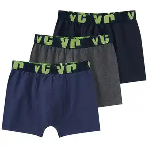 3 Jungen Boxershorts in verschiedenen Dessins DUNKELBLAU / DUNKELGRAU