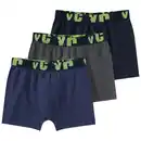 Bild 1 von 3 Jungen Boxershorts in verschiedenen Dessins DUNKELBLAU / DUNKELGRAU