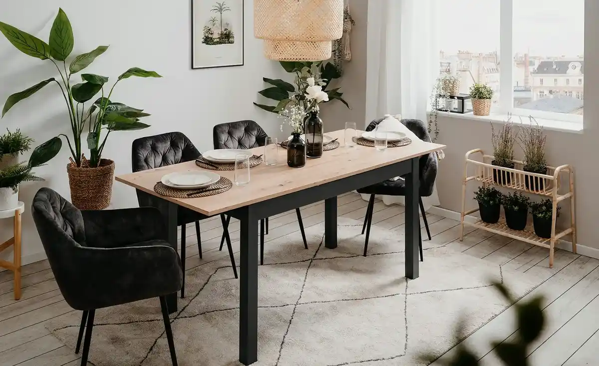 Bild 1 von smart Ausziehbarer Esstisch in verschiedenen Größen Ben