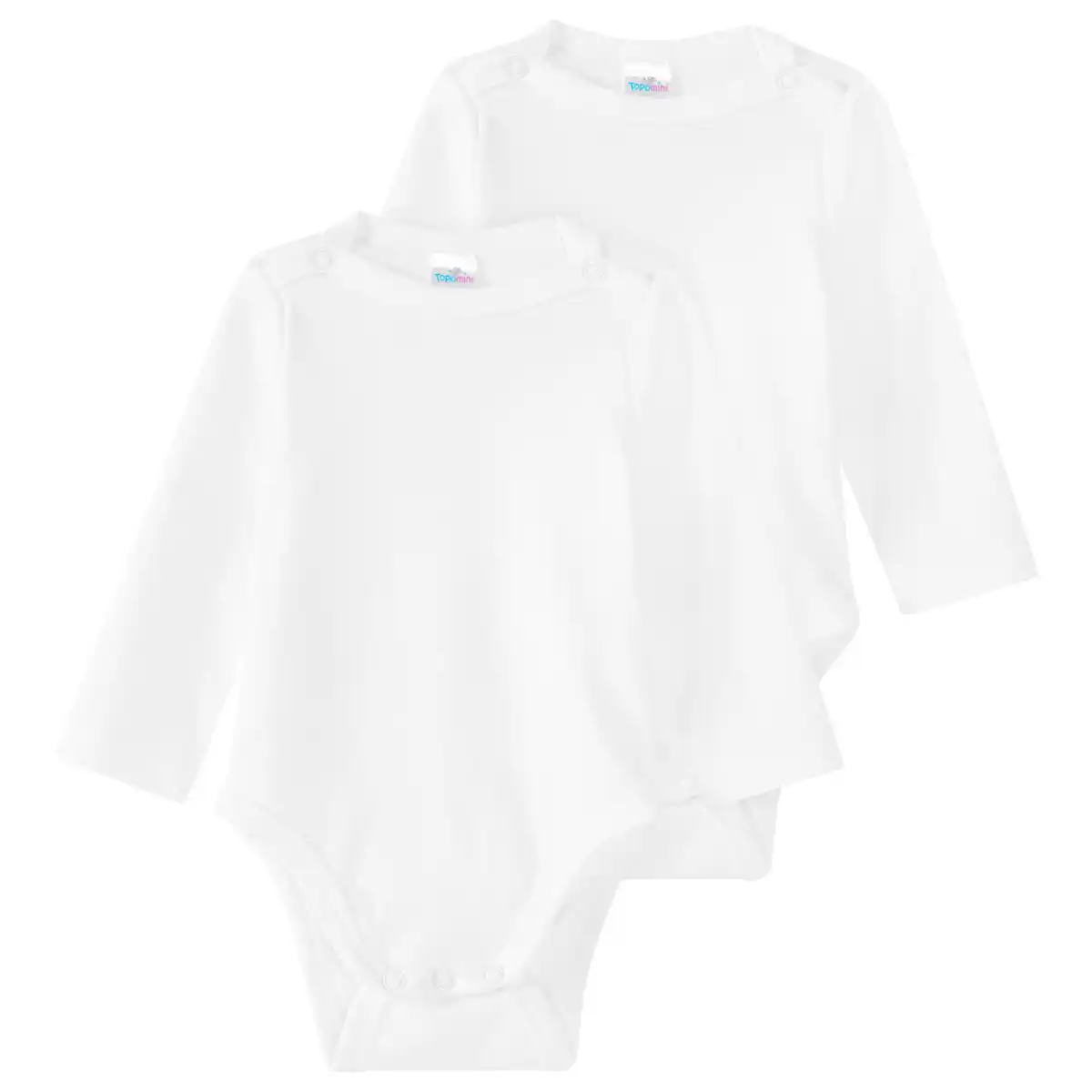 Bild 1 von 2 Newborn Langarmbodys im Set WEISS