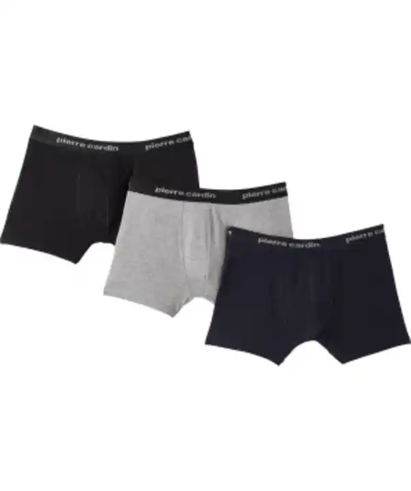 Bild 1 von Pierre Cardin Retro Boxershorts, 3er-Pack, schwarz