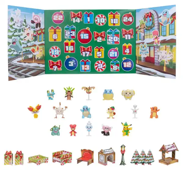 Bild 3 von POKÉMON Adventskalender »Holiday Calendar«, 58-teilig