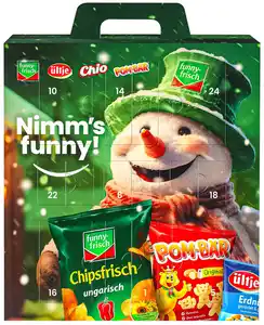 INTERSNACK Adventskalender, 810-g-Stück