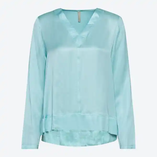 Bild 1 von Damen-Bluse in Satin-Optik, Light-blue