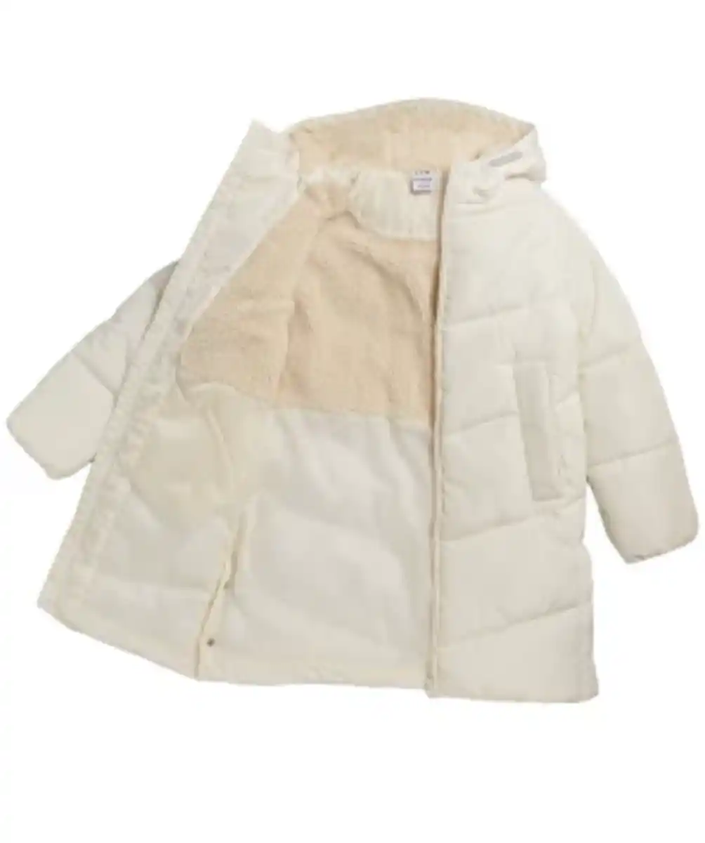 Bild 1 von Cremefarbener Steppmantel, Y.F.K., Kapuze, creme