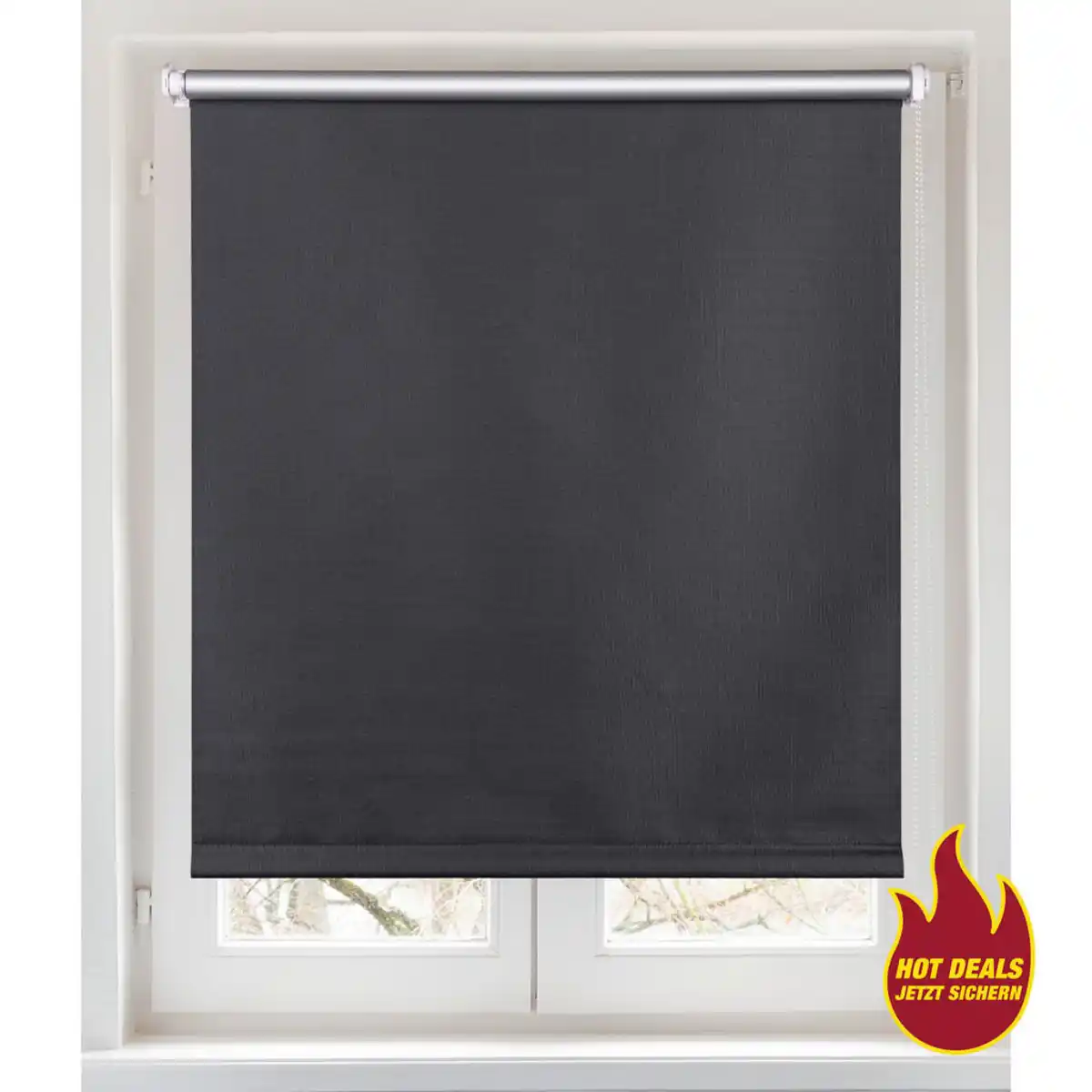 Bild 1 von Verdunklungsrollo Darkness anthrazit B/L: ca. 60x150 cm