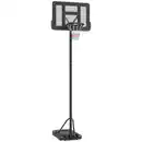 Bild 1 von SPORTNOW Basketballkorb schwarz B/H/L: ca. 60x90x370 cm