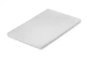 METRO Professional Schneidebrett, Hart-Polyethylen (HDPE), 60 x 40 x 2 cm, weiß