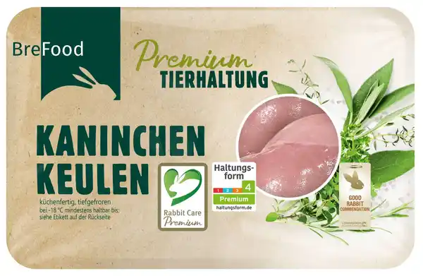 Bild 1 von BREFOOD Kaninchenkeulen, 1-kg-Packg.