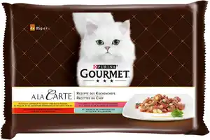 PURINA GOURMET A la Carte, 4 x 85-g-Packg.