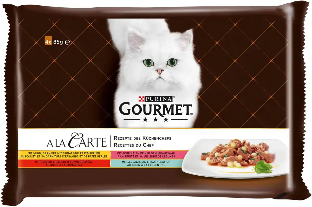 Bild 1 von PURINA GOURMET A la Carte, 4 x 85-g-Packg.