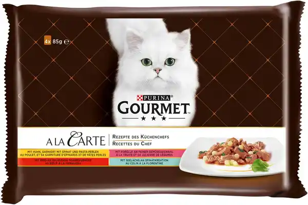 Bild 1 von PURINA GOURMET A la Carte, 4 x 85-g-Packg.