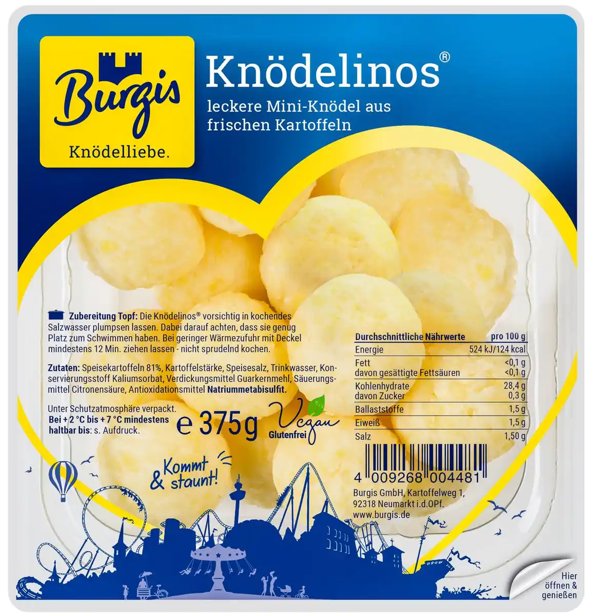Bild 2 von BURGIS Sonntagsknödel oder Knödelinos, 375 - 500-g-Packg.