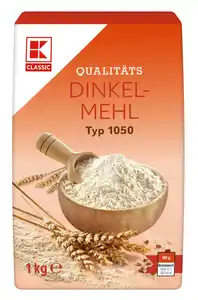 K-CLASSIC Dinkelmehl, 1-kg-Packg.