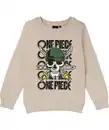 Bild 1 von One Piece Sweatshirt, Rundhalsausschnitt, hellgrau