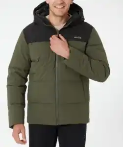 Outdoorjacke gesteppt, X-Mail, Kapuze, Khaki