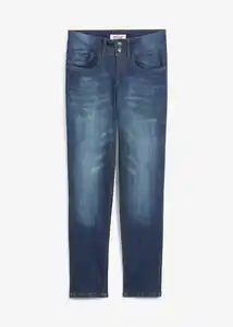 Mom-Jeans Mid Waist, 34, Blau