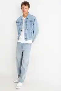 C&A Baggy Jeans, Blau, Größe: W32 L32