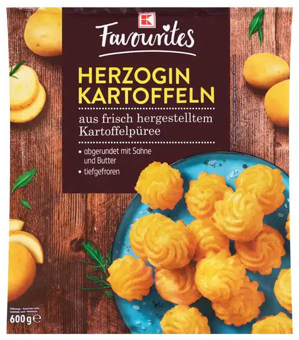 Bild 1 von K-FAVOURITES Herzogin-Kartoffeln, 600-g-Packg.