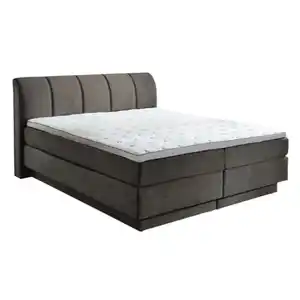 Boxspringbett Ottawa 180 x 200 cm taupebraun