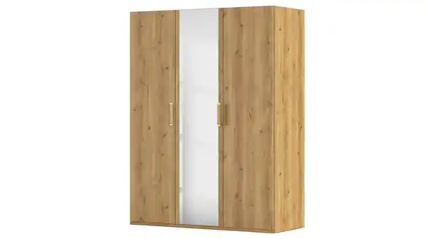 Bild 1 von Kleiderschrank mit Spiegel - Asteiche - 151 cm - rauch - EVELYN