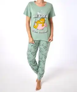 Garfield Pyjama, 2-tlg. Set, grün