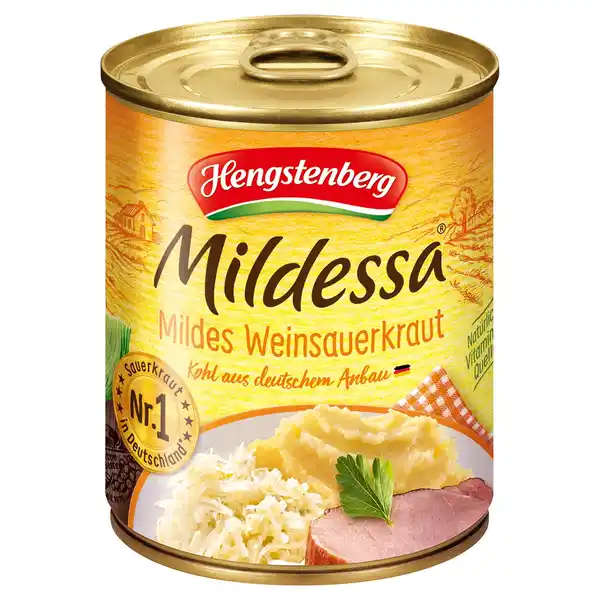 Bild 1 von HENGSTENBERG Mildessa®  Mildes Weinsauerkraut 850 ml