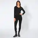 Bild 1 von Damen-Leggings mit Teddy-Fleece, Black