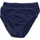 Bild 1 von Damen Bikinislip 2er-Pack, Navy, XL