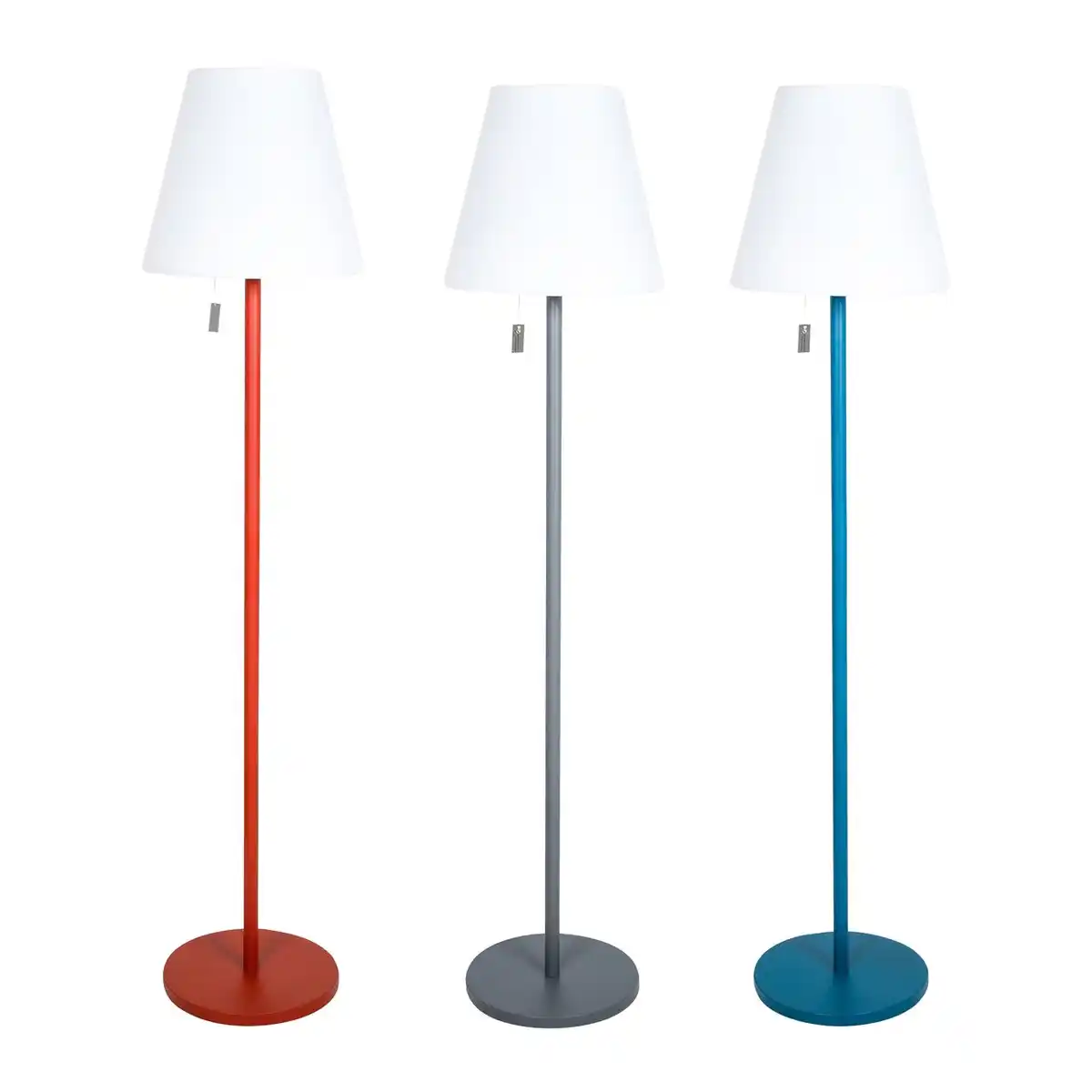 Bild 3 von Solar-LED-Stehleuchte Outdoor, rot