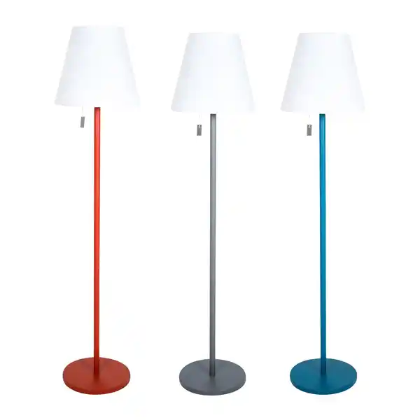 Bild 3 von Solar-LED-Stehleuchte Outdoor, rot