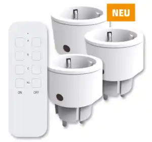 Steckdosenadapter mit Fernbedienung*