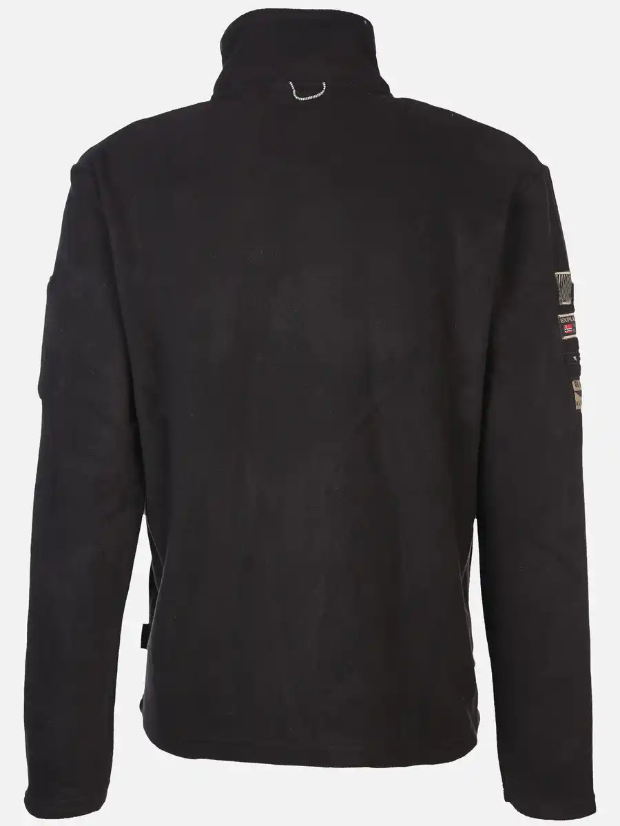 Bild 2 von Herren Fleecejacke mit Patches Grau