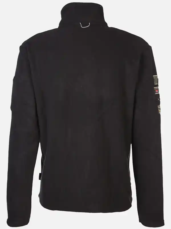 Bild 2 von Herren Fleecejacke mit Patches Grau