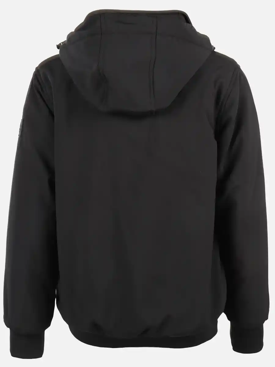 Bild 3 von Jungen Softshell Winterjacke mit Bündchen Schwarz