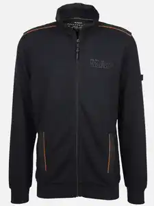 Herren Sweatjacke in Ottoman Ripp Marine