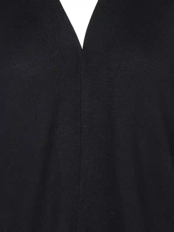 Bild 3 von Große Größen Strickcardigan Schwarz