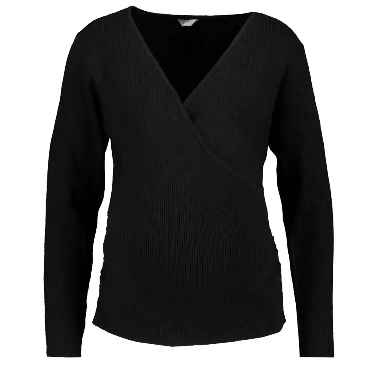 Bild 1 von Damen Umstands T Shirt Lange Ärmel, Schwarz, 42