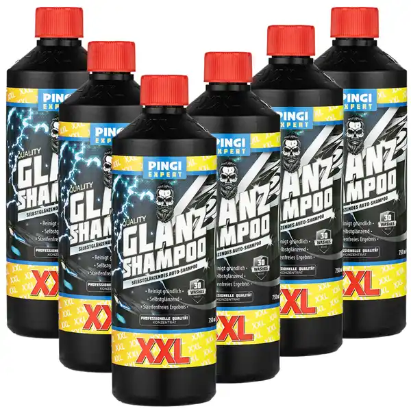 Bild 1 von XXL Pingi Expert Glanz-Shampoo - 6er-Set