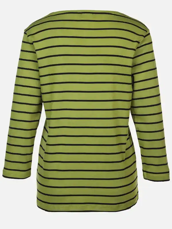 Bild 2 von Damen Streifen Shirt Grün