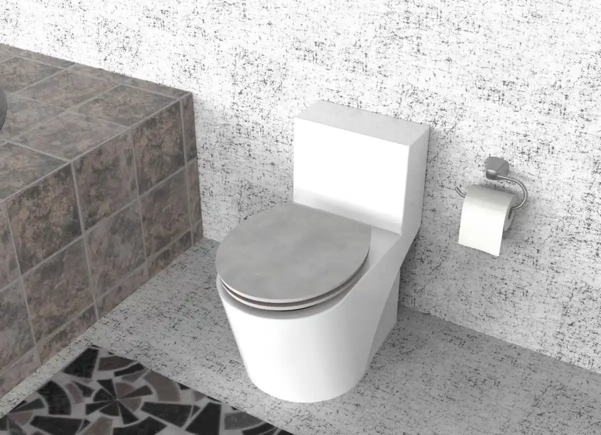 Bild 1 von Duschwell MDF WC-Sitz Melamine - Granitgrau