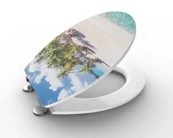 Bild 4 von Duschwell MDF WC-Sitz PET - Palmen Strand